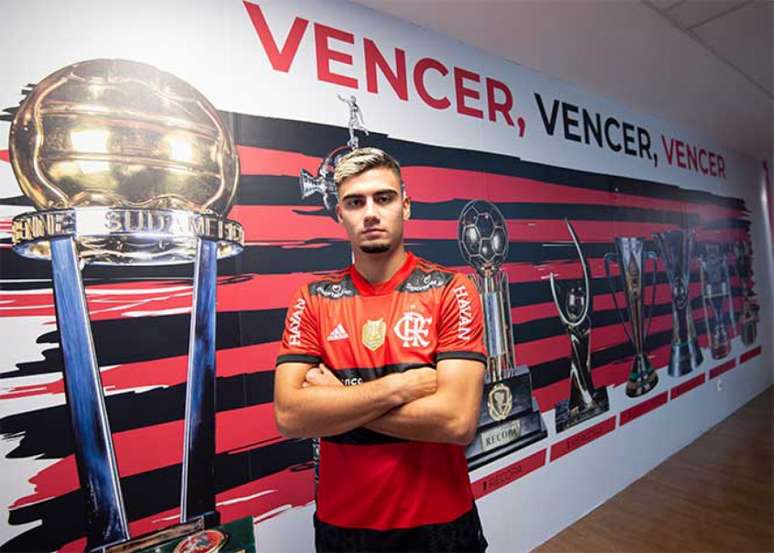 Andreas Pereira será titular do Flamengo para a partida desta tarde (Foto: Alexandre Vidal / Flamengo)