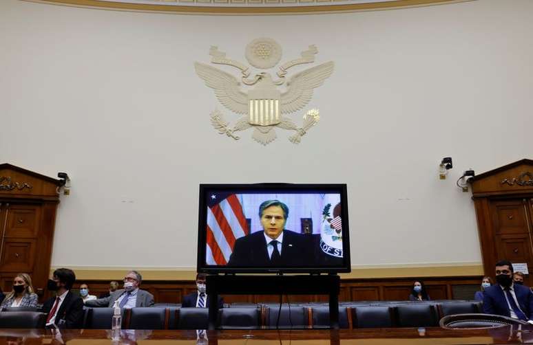 Secretário de Estado dos EUA defende saída do Afeganistão em audiência no Congresso 
13/09/2021
REUTERS/Jonathan Ernst