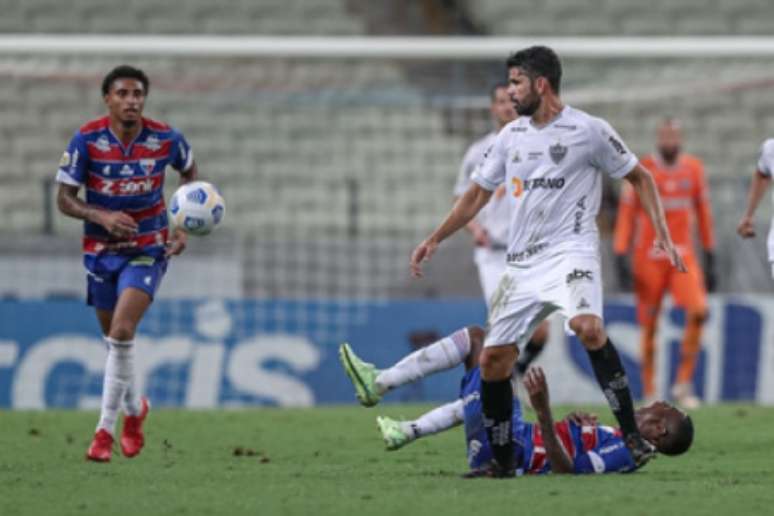 Cuca elogiou a "correria" do Galo em campo e exaltou a vitória sobre o Fortaleza-(PedroSouza/Atlético-MG)