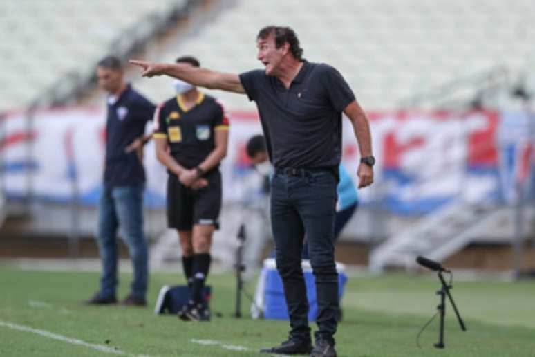 O treinador alvinegro adotou um discurso cauteloso sobre a conquista do título nacional-(Pedro Souza/Atlético-MG)