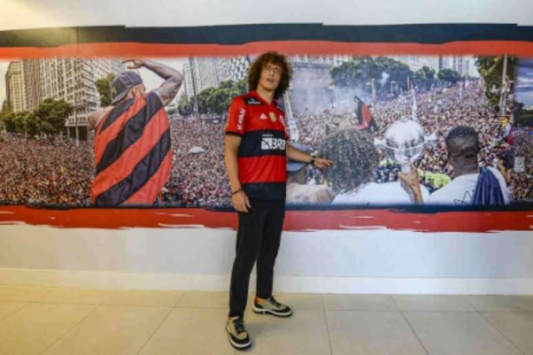 David Luiz é o novo reforço do Flamengo (Foto: Marcelo Cortes/Flamengo)
