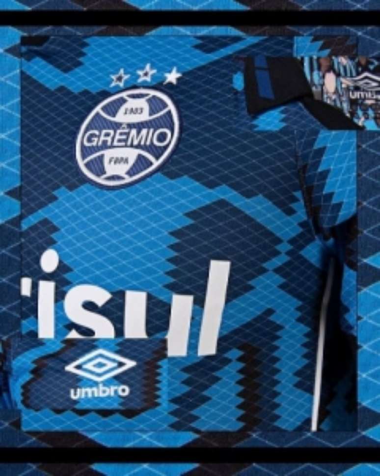 Nova terceira camisa do Grêmio  (Divulgação/Umbro)