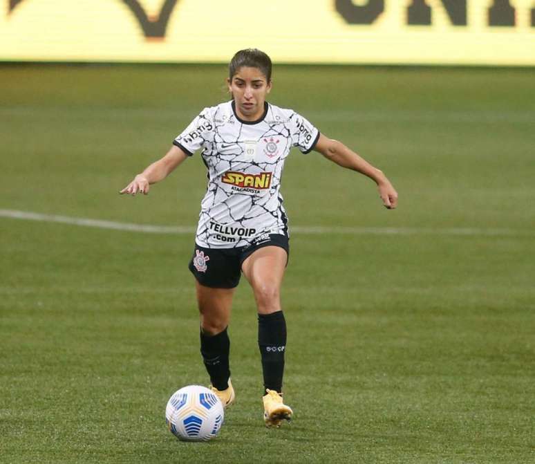 Katiuscia atuou durante os 90 minutos da vitória contra o Palmeiras (Foto: Fernando Roberto/Agência Futpress)