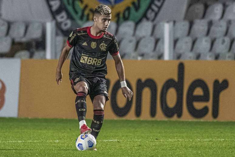 Andreas Pereira fez um gol na vitória do Flamengo sobre o Santos (Alexandre Vidal/Flamengo)