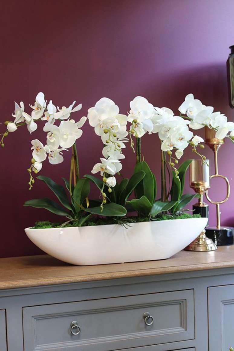 3. Vaso de flor grande para sala clássica – Foto Floreira Todo Verde