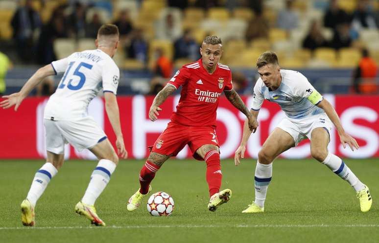 Benfica e Dinamo de Kiev ficaram no empate por 0 a 0 na estreia pela Liga dos Campeões