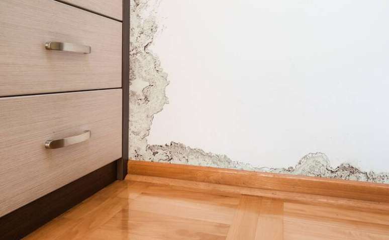 7. Tirar o mofo das paredes evita que os fungos danifiquem os móveis. Siga nossas dicas de como tirar mofo da parede – Foto iStock