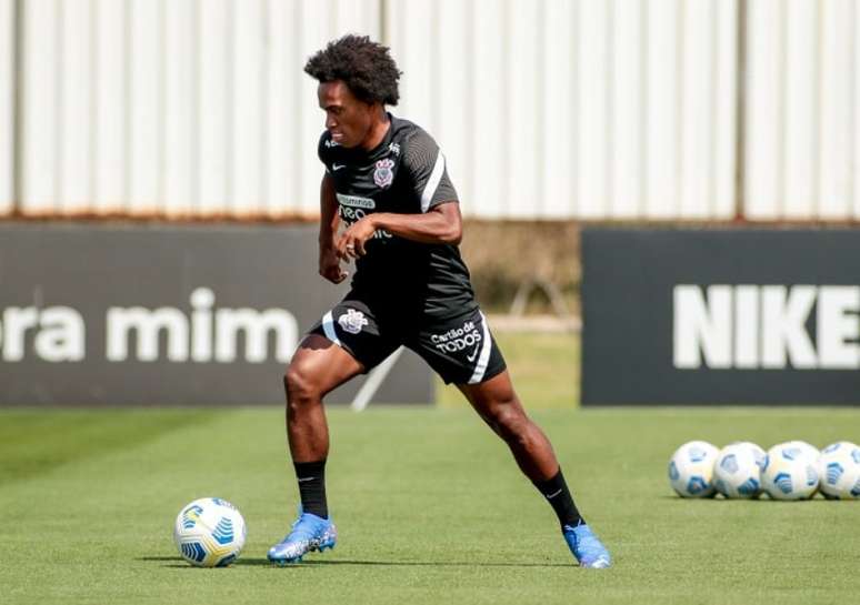 Willian está de volta ao Timão depois de 14 anos e deve estrear contra o Coelho (Foto: Rodrigo Coca/Ag. Corinthians)