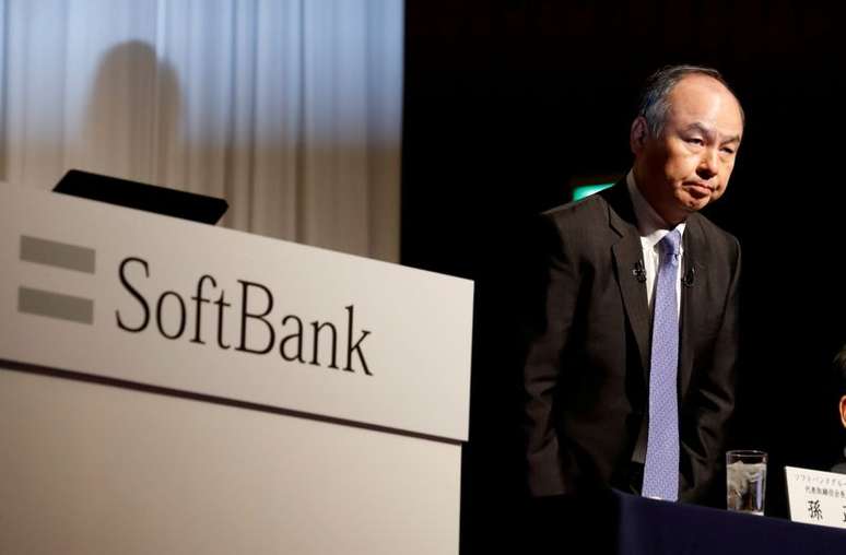 CEO do SoftBank, Masayoshi Son, em entrevista em Tóquio
 5/11/2018 REUTERS/Kim Kyung-Hoon
