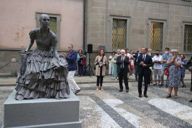 Estátua representa Cristina Trivulzio di Belgiojoso