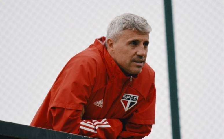 Belmonte bancou permanência de Crespo no São Paulo (Foto: Fellipe Lucena / saopaulofc)