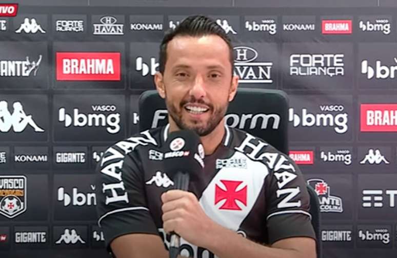 Nene foi apresentado no Vasco e poderá fazer a sua estreia com a camisa cruz-maltina (Foto: Reprodução/Youtube)