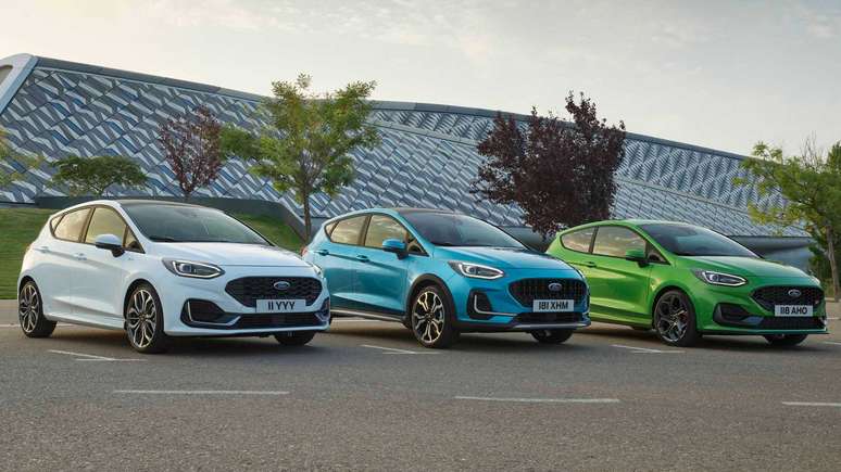 Ford Fiesta: novo visual na Europa.