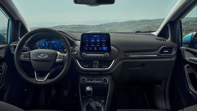 Ford Fiesta: painel digital de 12,3''.