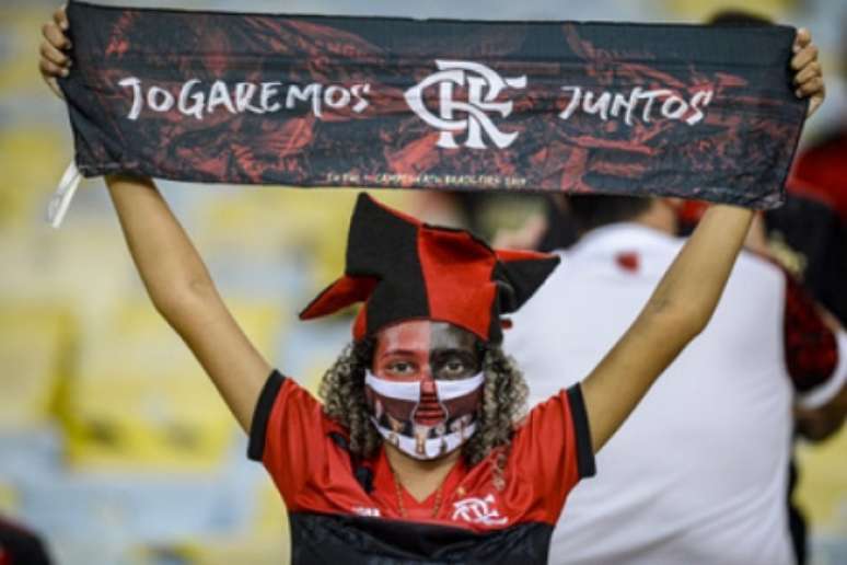 Torcida do Flamengo voltou ao Maracanã após um ano e meio (Foto: Marcelo Cortes/Flamengo)