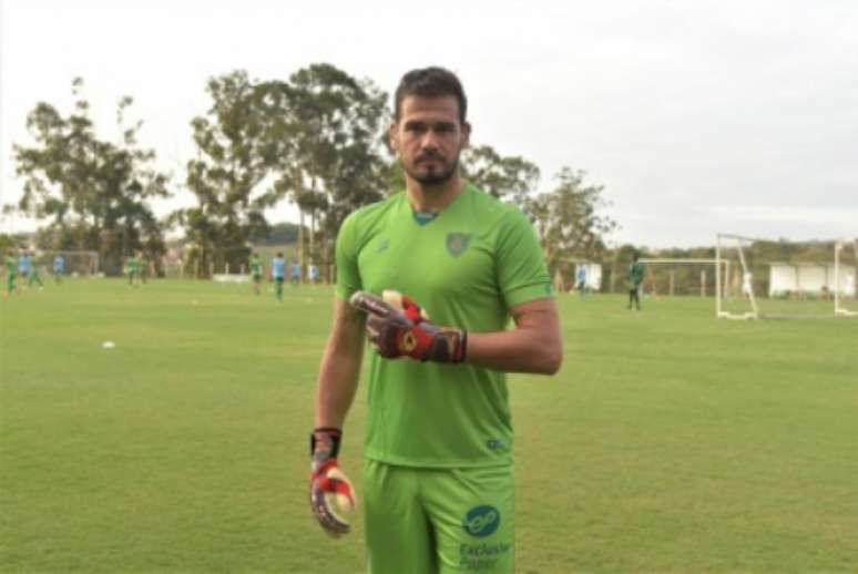 Cavichioli celebrou também as boas atuações do Coelho nos últimos jogos no Brasileiro-(Mourão Panda/América-MG)