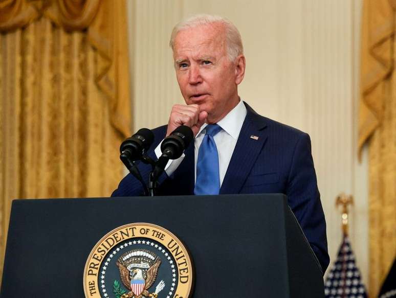 Presidente dos EUA, Joe Biden, durante pronunciamento na Casa Branca
16/09/2021 REUTERS/Leah Millis