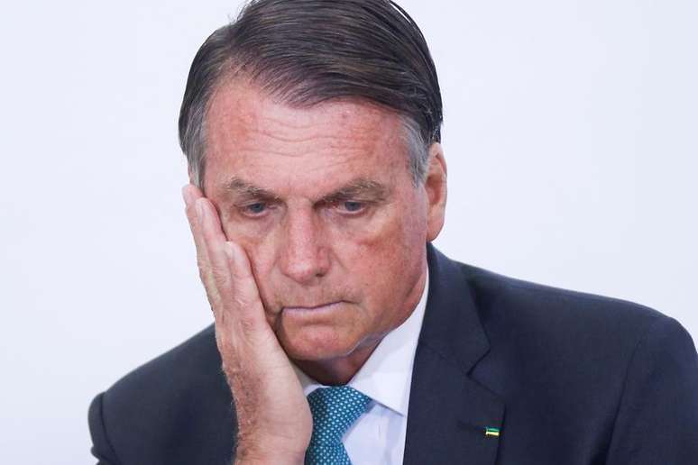 Presidente Jair Bolsonaro durante cerimônia no Palácio do Planalto
15/09/2021 REUTERS/Adriano Machado