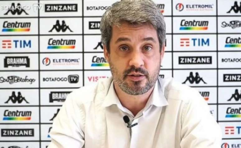 Eduardo Freeland é diretor de futebol (Reprodução / BotafogoTV)