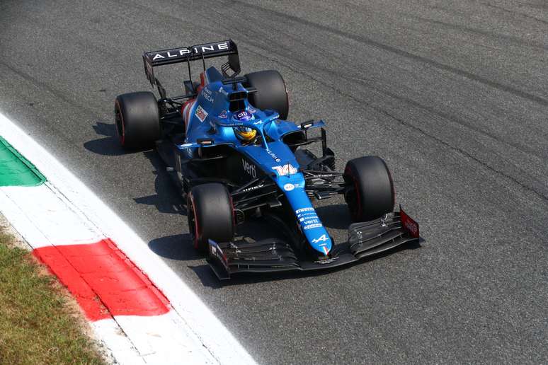 Fernando Alonso terminou em 8º em Monza 