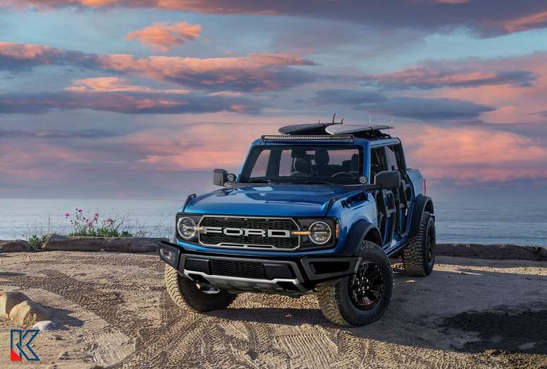 Projeção do Ford Bronco Raptor.