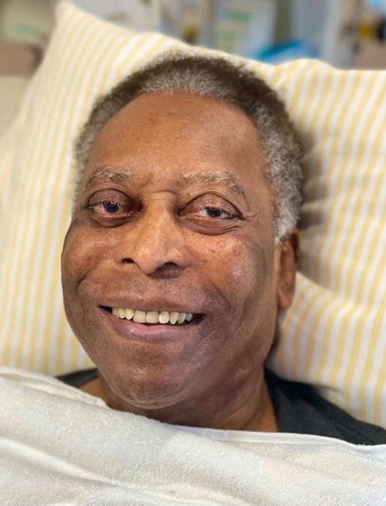 Pelé segue em observação no Hospital Albert Eintein (Foto: Redes sociais)