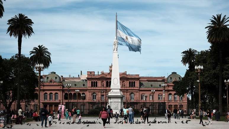 A Casa Rosada, em Buenos Aires; Argentina tem dados preocupantes nas áreas social e econômica