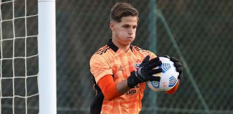 Felipe celebrou goleada do São Paulo no Paulista sub-20 (Foto: Divulgação)