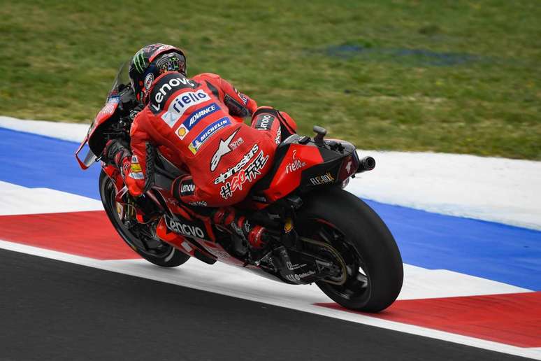 Francesco Bagnaia foi o mais rápido até o momento em Misano 