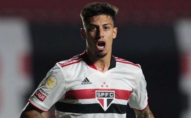 Rigoni abriu o placar para o Tricolor no primeiro tempo (Foto: Rubens Chiri / saopaulofc.net)