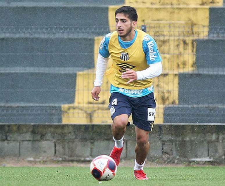 Matías Lacava vai estrear pelo Santos nesta terça-feira (Foto: Pedro Ernesto Guerra Azevedo/Santos FC)