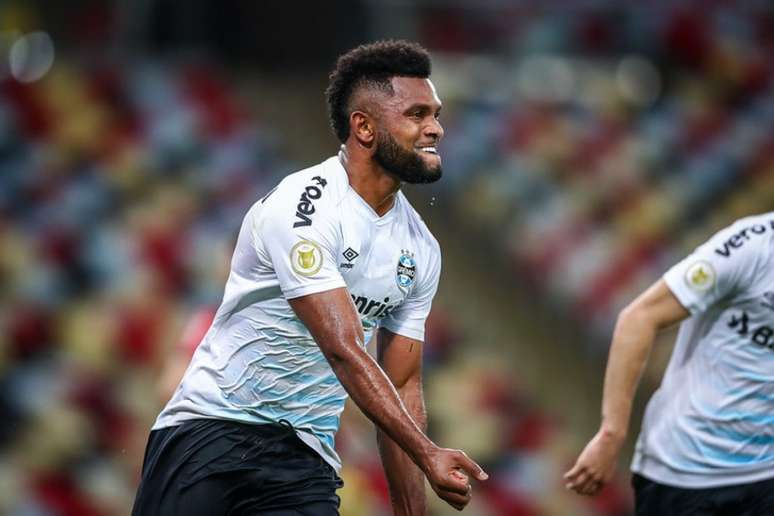 Borja anotou o único gol do jogo contra o Fla (FOTO: LUCAS UEBEL/GREMIO FBPA)