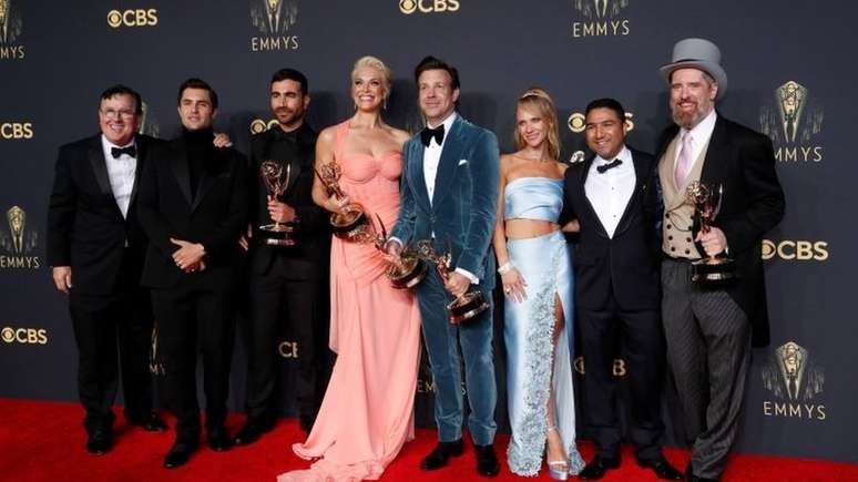 Série de comédia "Ted Lasso" levou 7 troféus Emmy ao todo neste ano