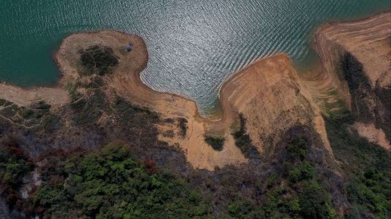 Maior hidrelétrica do subsistema Sudeste, reservatório de Furnas está com 15% da sua capacidade