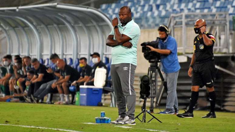 Marcão, durante o empate entre Fluminense e Cuiabá, na Arena Pantanal (Foto: Mailson Santana/Fluminense FC)