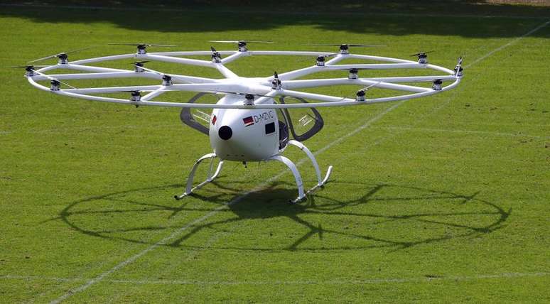 Protótipo de aeronave elétrica de pouso e decolagem verticais. 14/9/2019.  REUTERS/Michael Dalder