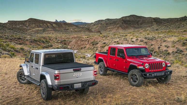 Jeep Gladiator é derivada do Jeep Wrangler