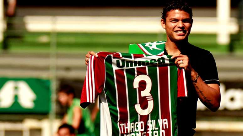 Thiago Silva foi campeão da Copa do Brasil pelo Fluminense (Foto: Nelson Perez / Fluminense)