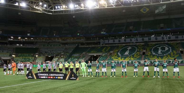 Palmeiras e Atlético Mineiro empataram sem gols pelo primeiro jogo da semifinal da Libertadores (Foto: Cesar Greco)