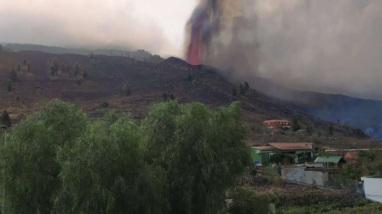 Deslizamento do magma afetou área de 350 hectares de plantio de banana-da-terra