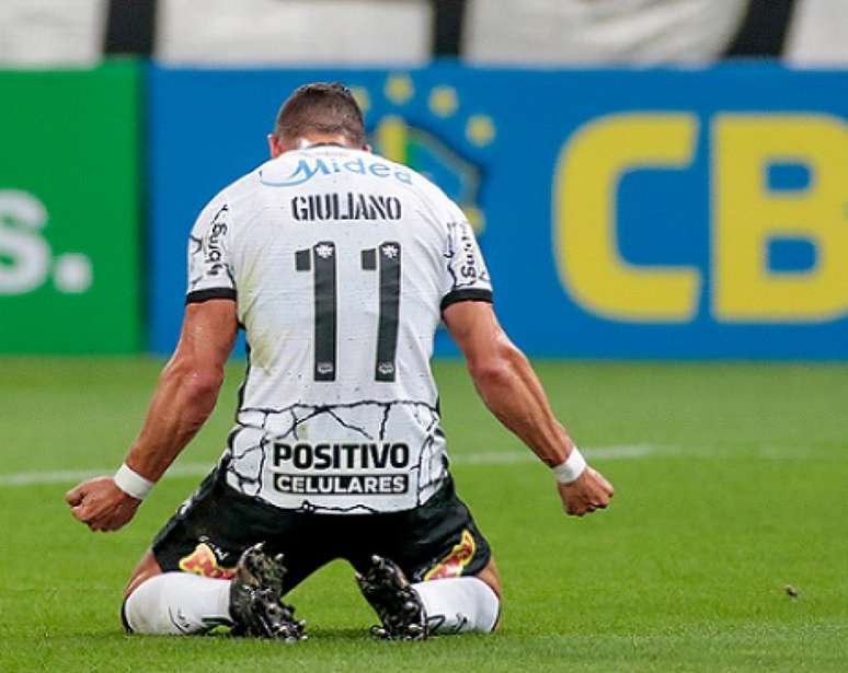 Desde que Giuliano estreou pelo Corinthians, o clube não perdeu mais (Foto: Rodrigo Coca/Agência Corinthians)