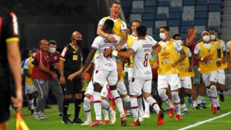 Luiz Henrique comemora gol (Foto: Mailson Santana/Fluminense FC)