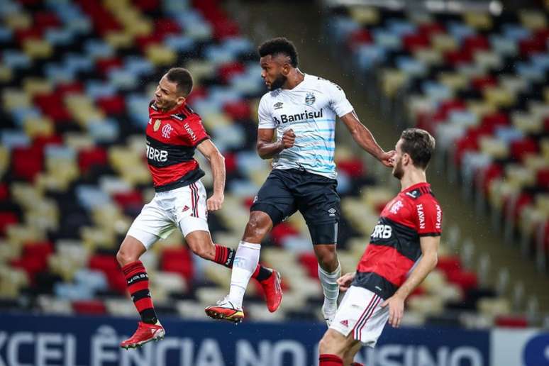 No fim de semana, Borja marcou diante do Flamengo (FOTO: LUCAS UEBEL/GREMIO FBPA)