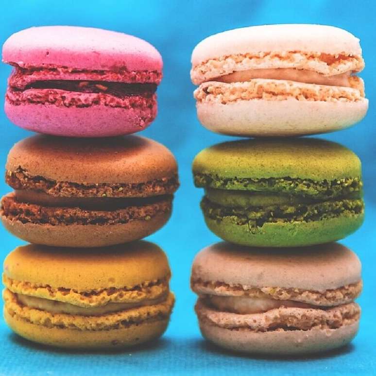 Aprenda receitas de macarons em casa.