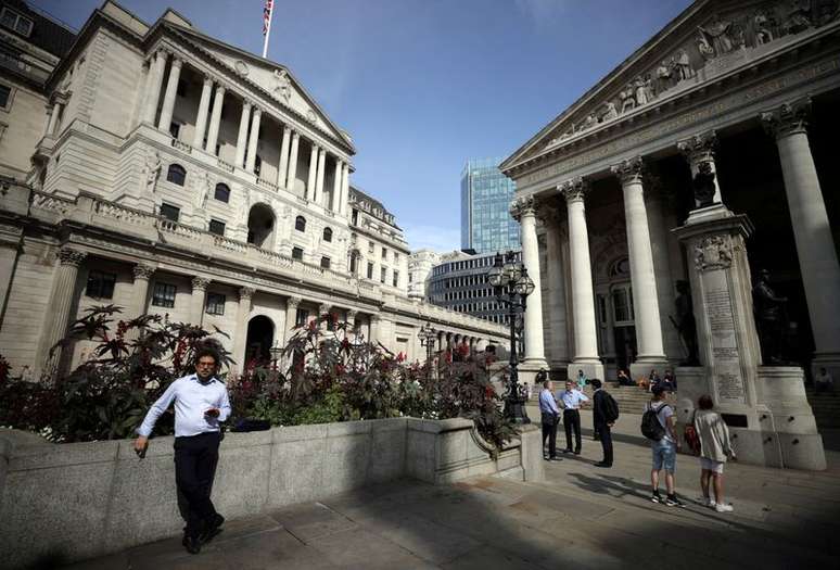 Banco central britânico, em Londres
 13/9/2021 REUTERS/Hannah McKay