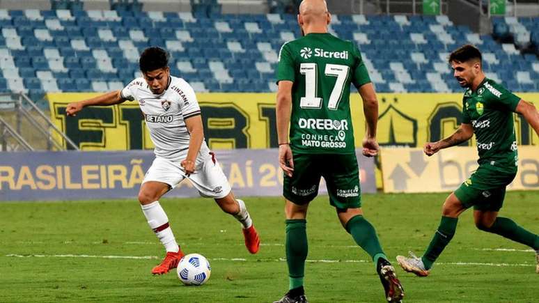 Nonato teve um gol anulado na partida entre Fluminense e Cuiabá (Foto: Mailson Santana/Fluminense FC)