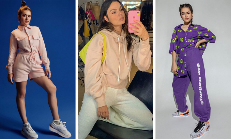 Maisa e Isis Valverde com looks de moeltom (Fotos: Reprodu&ccedil;&atilde;o/Instagram)