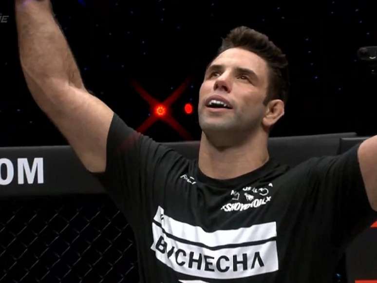 Buchecha estreou no MMA com vitória por finalização no primeiro round (Foto: Reprodução/ONE Championship)