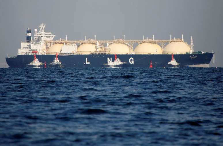 Navio-tanque para transporte de GNL 
13/11/2017
REUTERS/Issei Kato