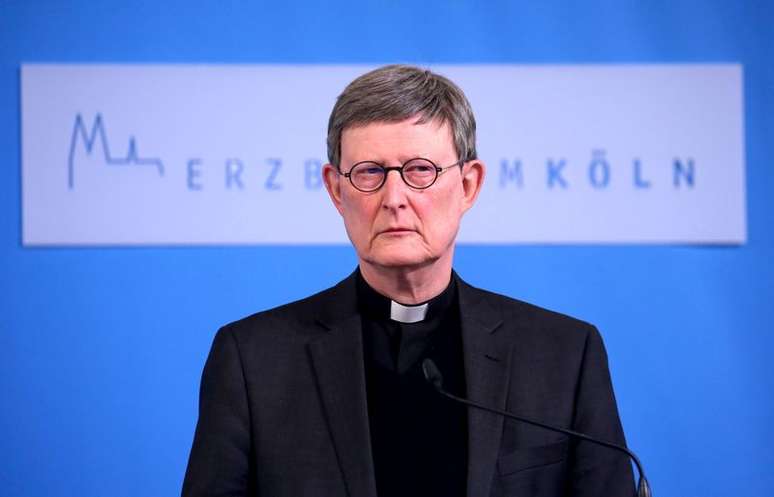 Arcebispo da Igreja Cat&oacute;lica da cidade alem&atilde; de Col&ocirc;nia, Rainer Maria Woelki 
23/03/2021
Oliver Berg/Pool via REUTERS/